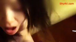 Cumshot on my hong kong girlfriend face