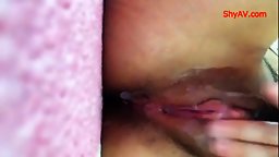 Korean student juicy masturbation