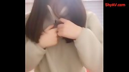 Korean student striptease