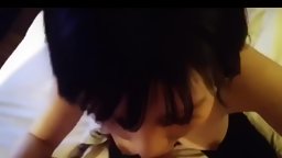 Korean Girlfriend Sucking Japanese Boyfriend Dick