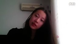 Smoking and Singing Chinese Girl