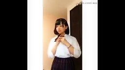 「これからオナしま～す♪」ＪＫが制服を脱いで全裸でクチュクチュ指入れオナニー！個人撮影 無修正ハメピ